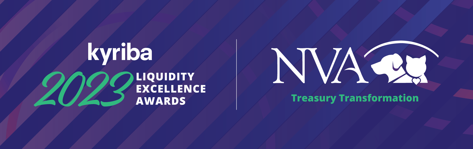 Kyriba Live 2023 Liquidity Excellence Awards with NVA